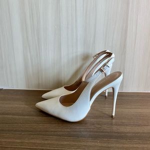 Aldo White Pumps